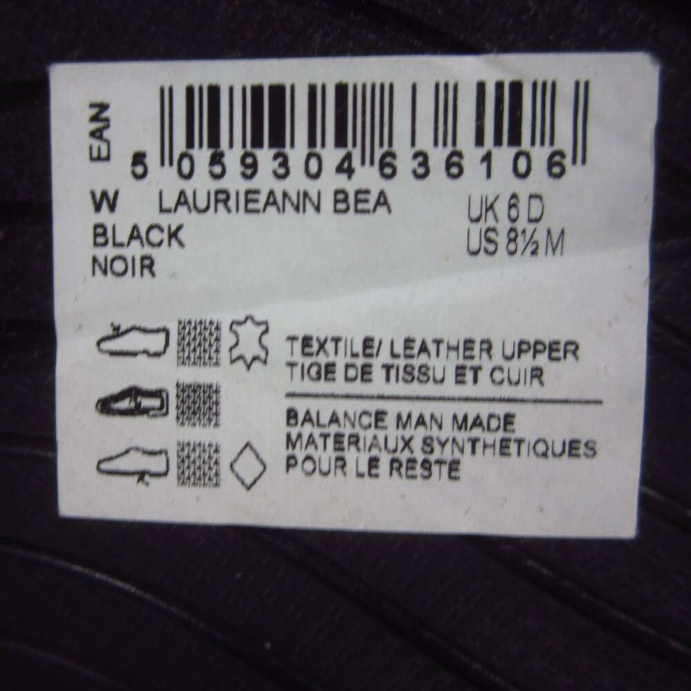 New Clarks Laurieann Bea Women 8.5 M Black Leather Floral Ankle Strap Sandals - Picture 14 of 15